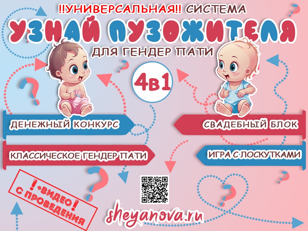 организация гендер пати варианты определения пола ребёнка