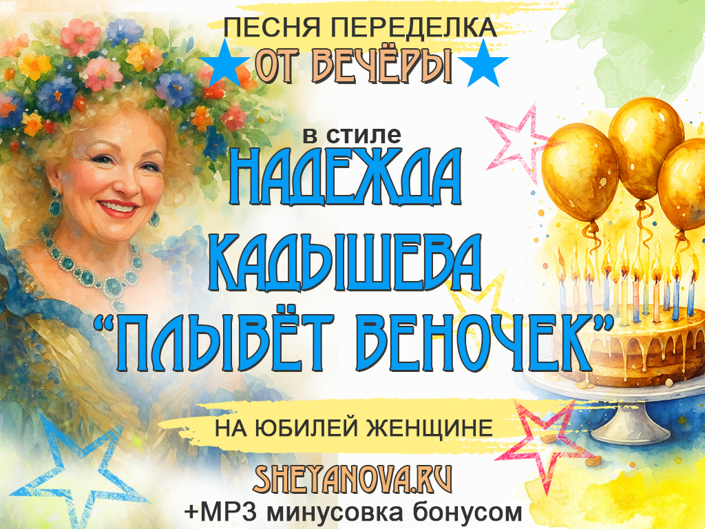 песня переделка на юбилей женщине