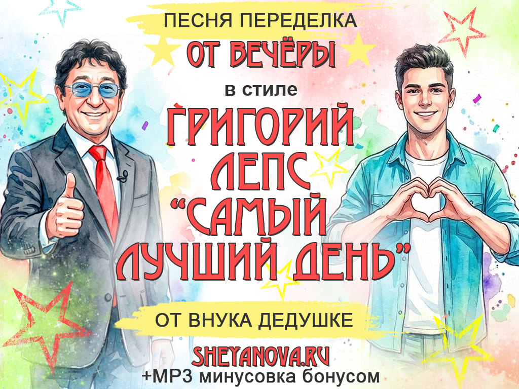 песня переделка на день рождения дедушке от внука